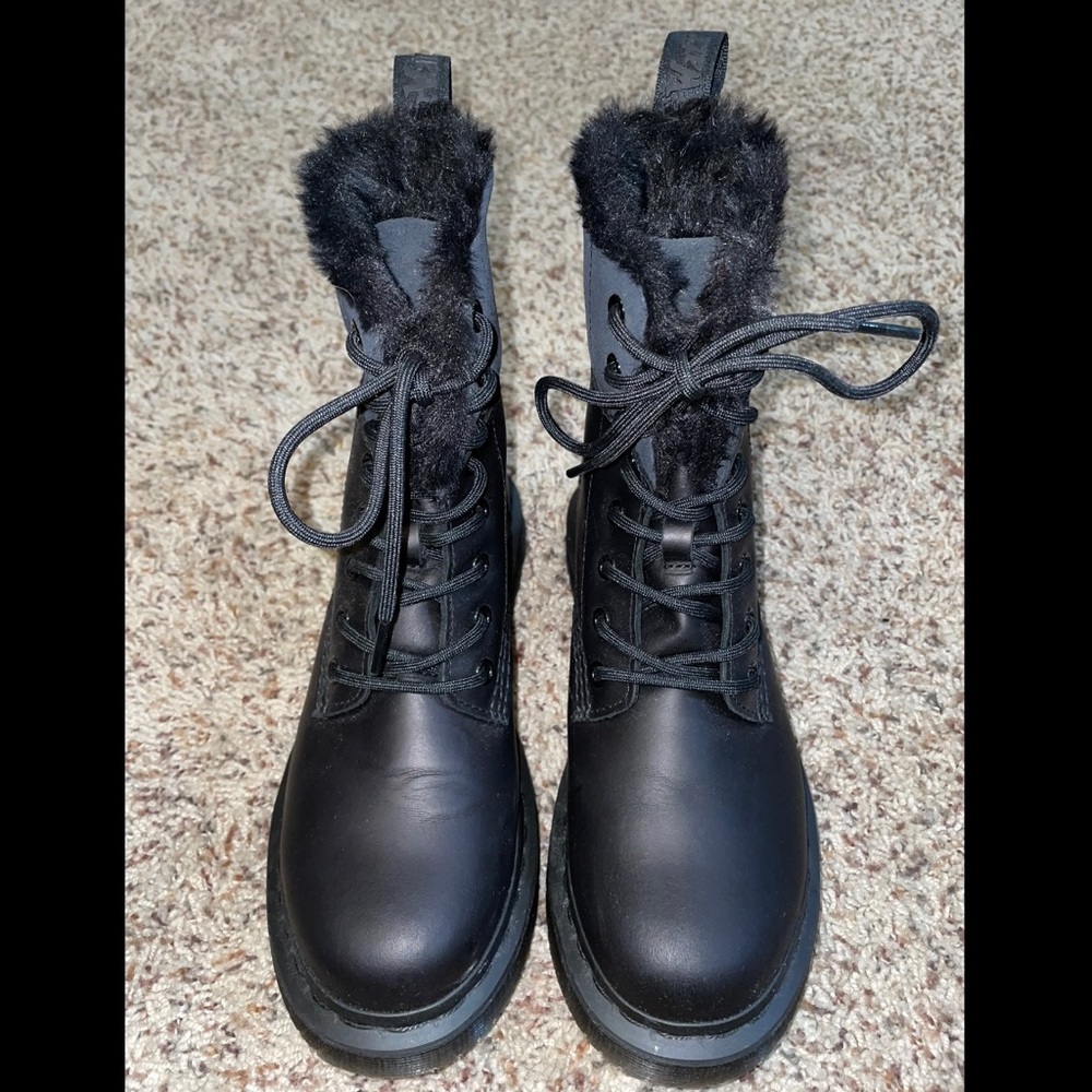 Dr. Martens 1460 Women's DM's Wintergrip Faux Fur Lined Boots